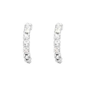 Cercei Kendra din argint 925 cu pietre zirconiu – bijuterii elegante, fine și strălucitoare, potrivite pentru purtare zilnică sau evenimente speciale.