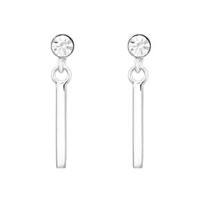 Cercei Missy din argint 925 cu pietre zirconiu – bijuterii elegante și moderne Maison La Stéphanie.