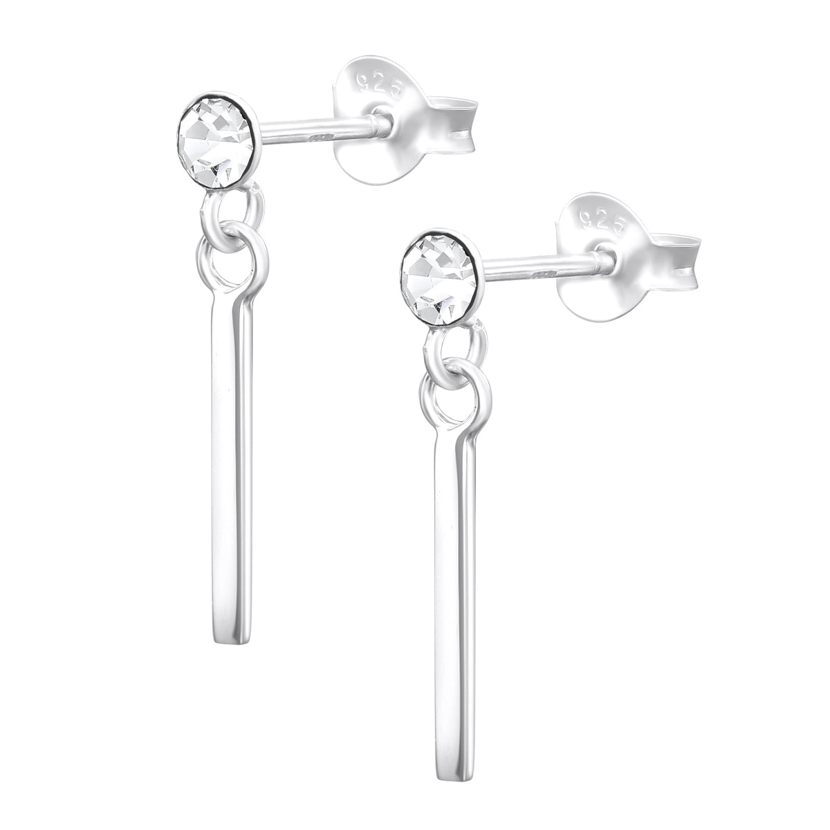 Cercei Missy din argint 925 cu pietre zirconiu – bijuterii elegante și moderne Maison La Stéphanie.