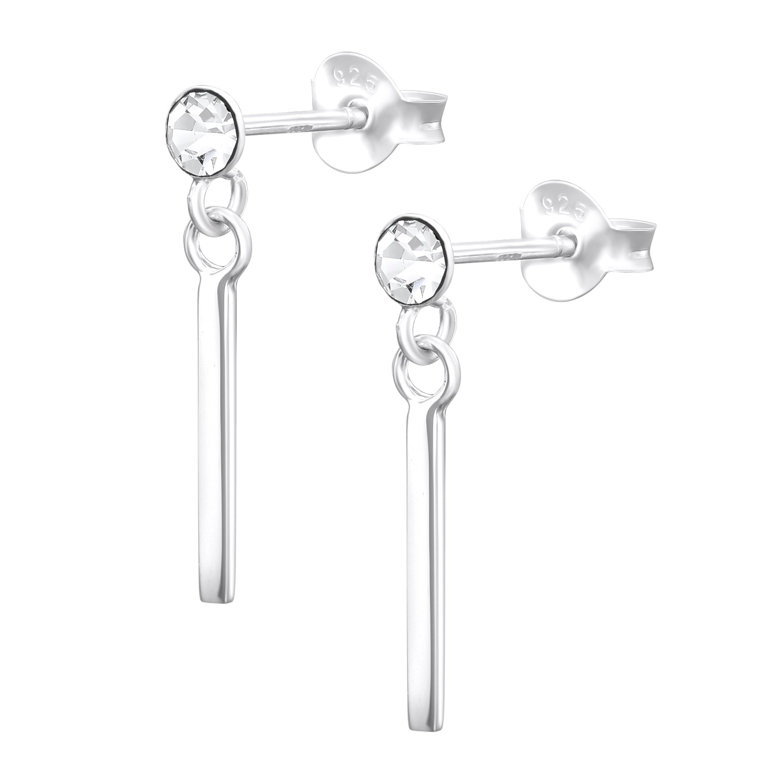 Cercei Missy din argint 925 cu pietre zirconiu – bijuterii elegante și moderne Maison La Stéphanie.