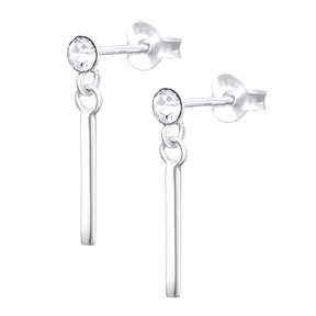 Cercei Missy din argint 925 cu pietre zirconiu – bijuterii elegante și moderne Maison La Stéphanie.