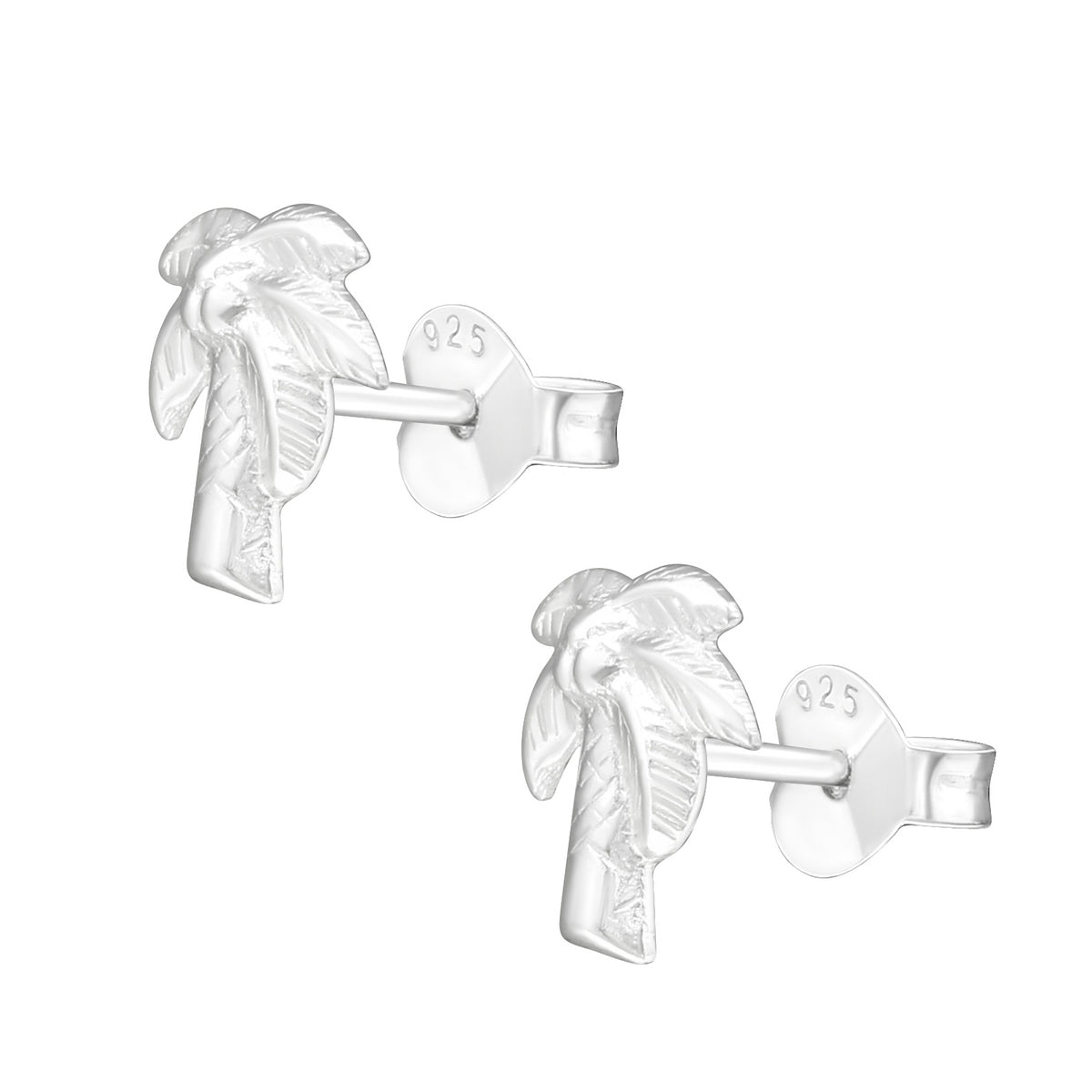 Cercei palmier din argint 925 – bijuterii minimaliste inspirate de vacanțele tropicale, ideali pentru un look fresh și luminos. Maison La Stéphanie.