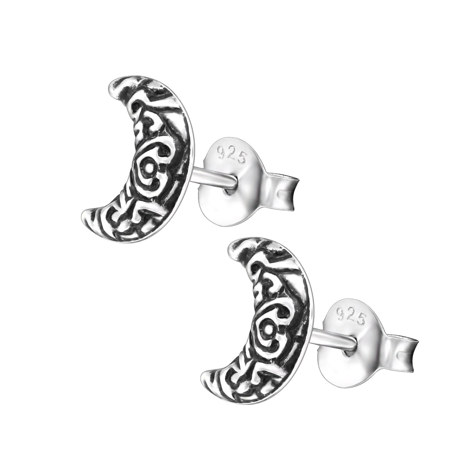 Cercei lună vintage din argint 925 – bijuterii elegante și simbolice, inspirate de natură și feminitate. Maison La Stéphanie.