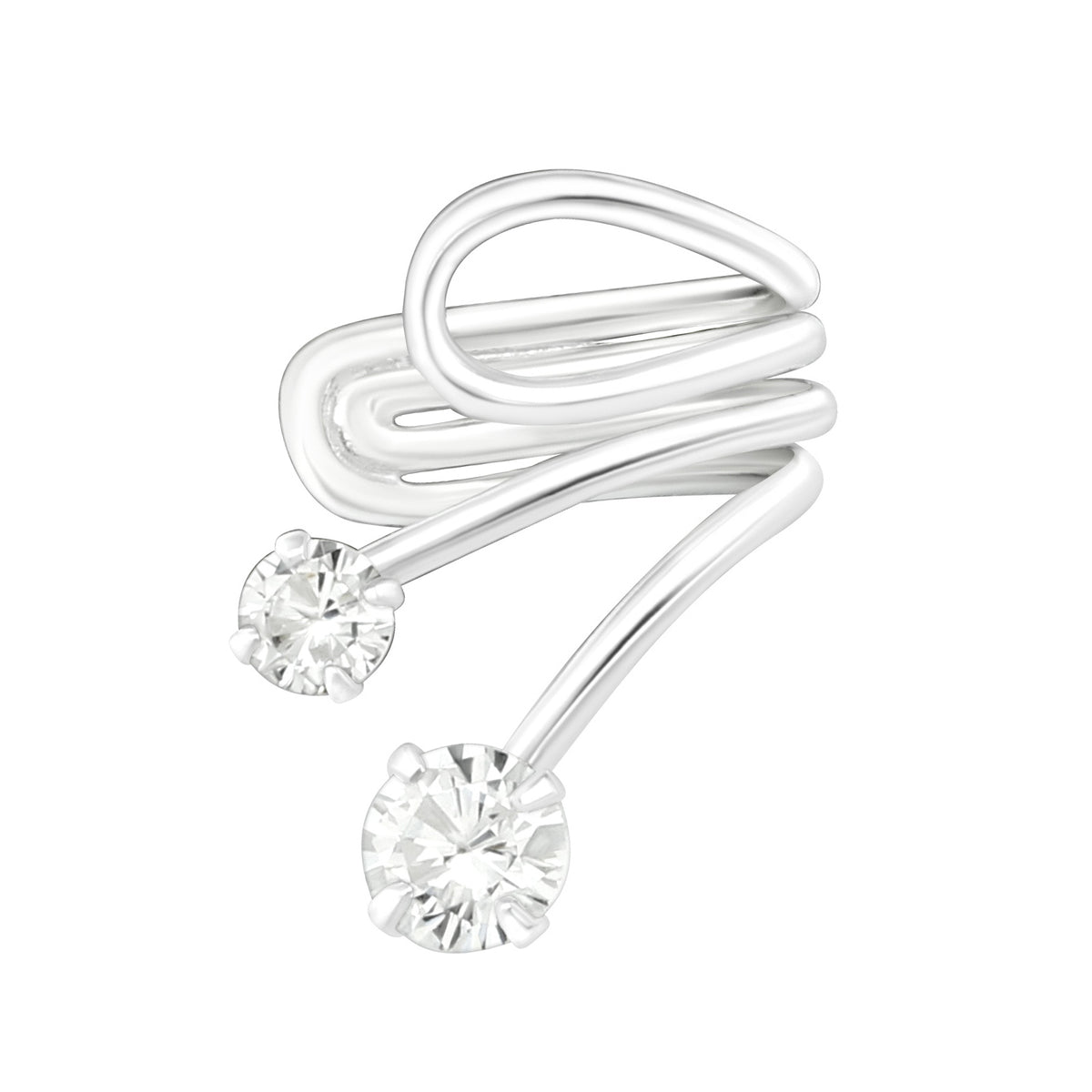 BLOOMING SILVER EARCUFF  Maison la Stephanie   