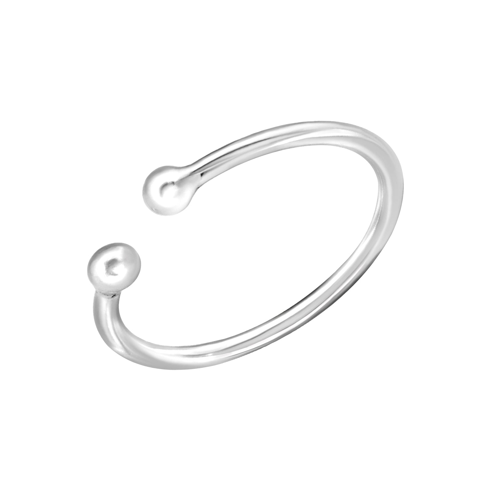 Cercel Earcuff Simplicity din argint 925 – bijuterie minimalistă pentru un look modern și rafinat Maison La Stéphanie.
