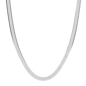 Colier Herringbone din argint 925 – lanț Snake elegant Maison La Stéphanie, cu finisaj lucios și design clasic, ideal pentru purtare zilnică sau layering.