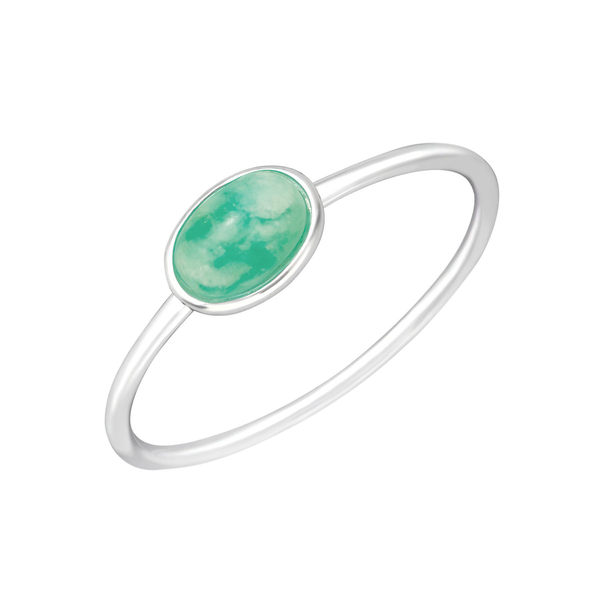 Inel elegant din argint 925 cu piatră semiprețioasă amazonit – bijuterie fină Maison La Stéphanie, ideală pentru femei care iubesc naturalețea și echilibrul. Cadou perfect pentru iubitoare de pietre semiprețioase.