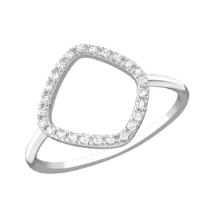 Inel elegant din argint 925 cu zirconia, bijuterie Maison La Stéphanie cu design modern și rafinat – cadou ideal pentru femei, potrivit pentru purtare zilnică sau evenimente speciale.