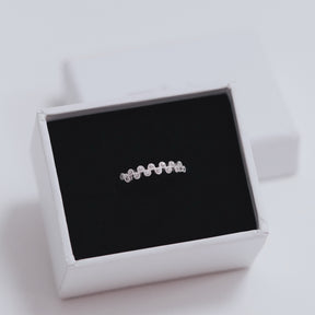 Inel Blair din argint 925 cu 14 zirconii cristal – bijuterie elegantă, fină și strălucitoare, semnată Maison La Stéphanie.