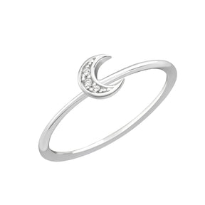 INEL ARGINT 925 ZIRCONIA SELENE rings > silver ring > moon ring > stones ring > gifts for her > gifts for girls > gifts for moms > gifts for best friend > birthday gift Maison la Stephanie   