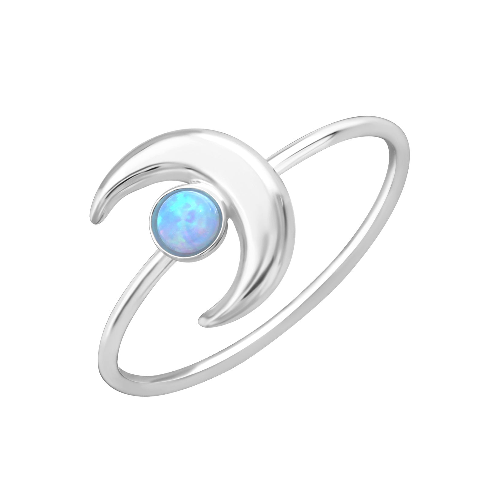Inel Beautiful Moon din argint 925 cu opal irizat – bijuterie elegantă și rafinată, inspirată de lumina lunii. Ideală pentru femeile care iubesc echilibrul, liniștea și energia naturii.
