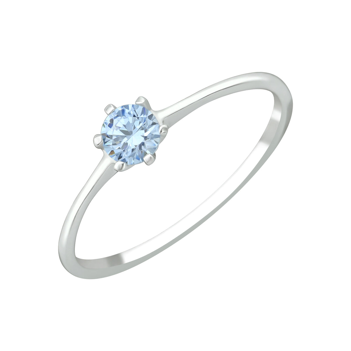 Inel elegant din argint 925 cu piatră albastră zirconia – model Blue Love Maison La Stéphanie, bijuterie rafinată și feminină, perfectă pentru cadou.