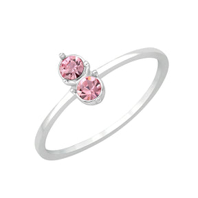 Inel PASTEL PINK Love din argint 925 – bijuterie delicată cu zirconia roz pastel, simbol al iubirii și al eleganței feminine, perfect pentru cadou.