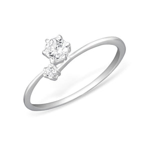 Inel Shine argint 925 cu zirconiu – bijuterie elegantă, minimalistă, Maison La Stéphanie.