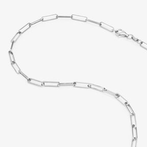 CHAIN NECKLACE SILVER EDITION lant chain lant gros Maison la Stephanie   