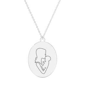 Lanț Dragoste de Mamă din argint 925 – bijuterie simbolică Maison La Stéphanie, cadoul perfect de Ziua Mamei și 8 Martie.