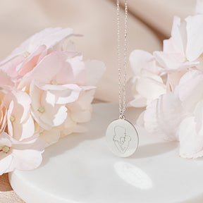 Lanț Dragoste de Mamă din argint 925 – bijuterie simbolică Maison La Stéphanie, cadoul perfect de Ziua Mamei și 8 Martie.