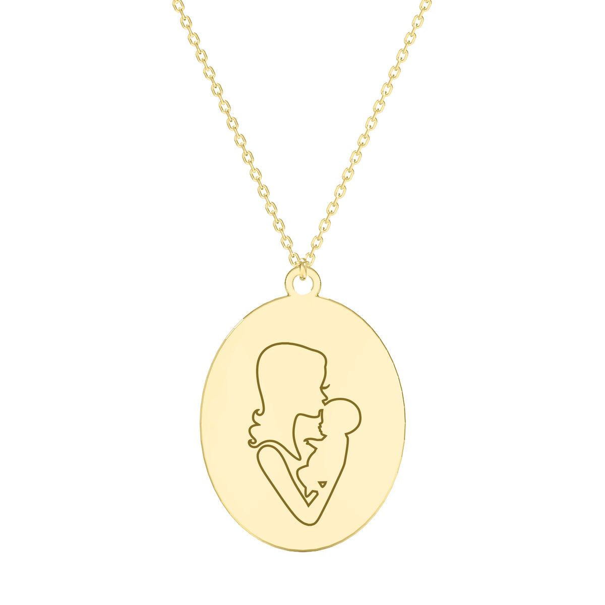 Lanț Dragoste de Mamă din argint 925 placat cu aur 18K – bijuterie simbolică Maison La Stéphanie, cadoul ideal pentru Ziua Mamei și 8 Martie.