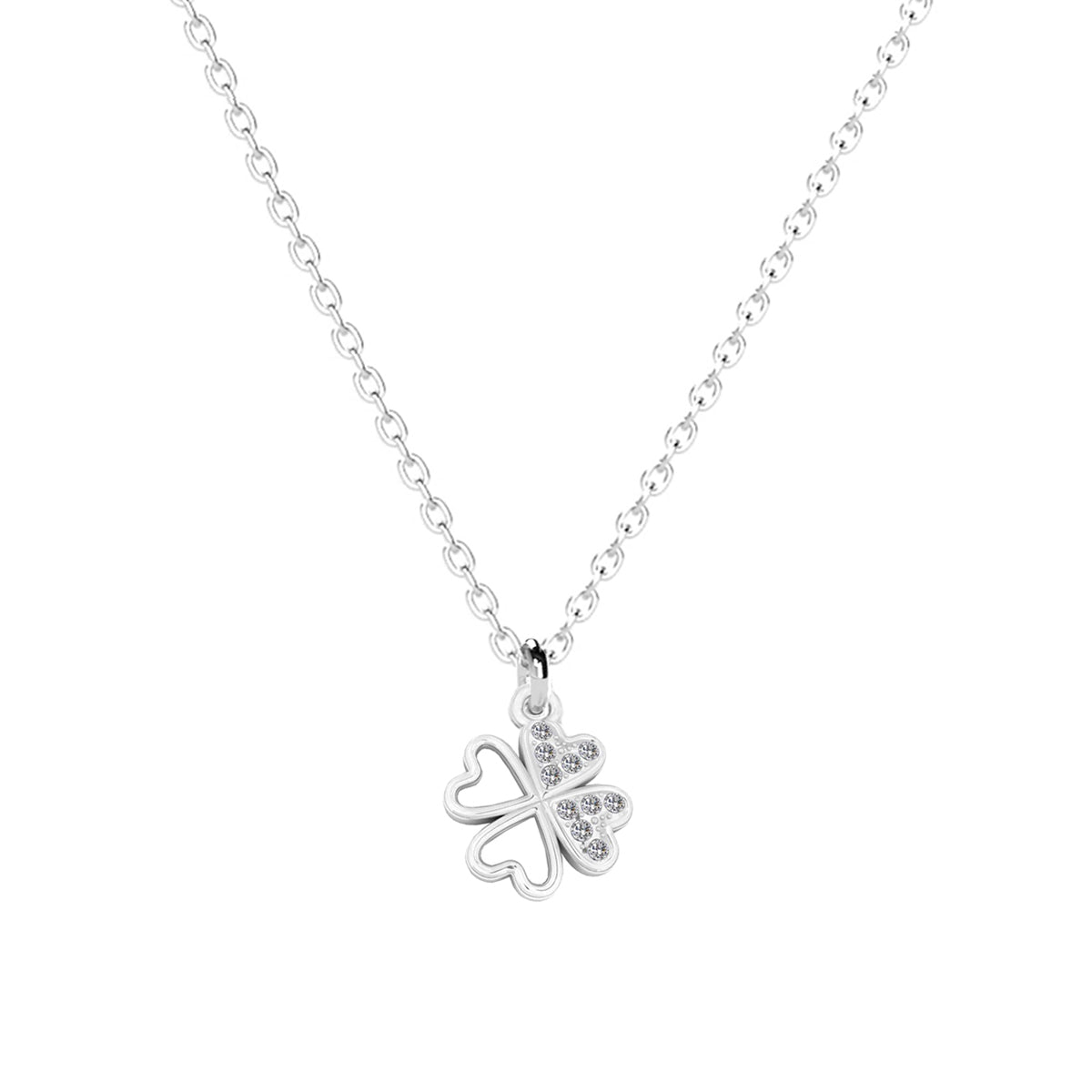 Lanț Trifoi din argint 925 – bijuterie elegantă Maison La Stéphanie, simbol al norocului și al energiei pozitive. Ideal pentru cadouri și ocazii speciale.