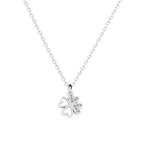 Lanț Trifoi din argint 925 – bijuterie elegantă Maison La Stéphanie, simbol al norocului și al energiei pozitive. Ideal pentru cadouri și ocazii speciale.