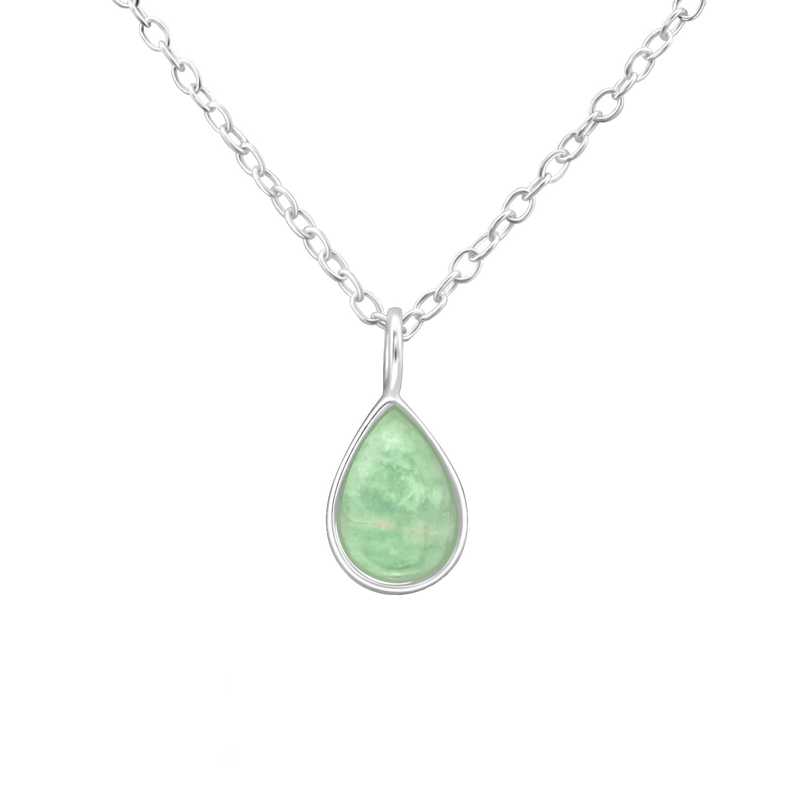 Lănțișor elegant din argint 925 cu piatră semiprețioasă amazonit – bijuterie naturală Maison La Stéphanie, perfectă pentru femei rafinate. Cadou ideal pentru iubitoare de pietre naturale și bijuterii fine.