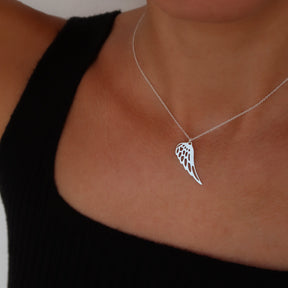 lantisor argint 925 Maison La Stephanie aripa pandantiv simbol libertate protectie cadou elegant minimalist bijuterie femei