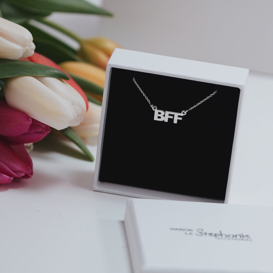 lantisor argint 925 best friends bff maison la stephanie