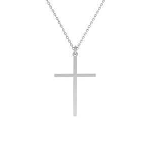 Lănțișor fin din argint 925 pentru femei, cu pandantiv în formă de cruce. Bijuterie elegantă și feminină, ideală pentru cadouri cu semnificație sau purtare zilnică.