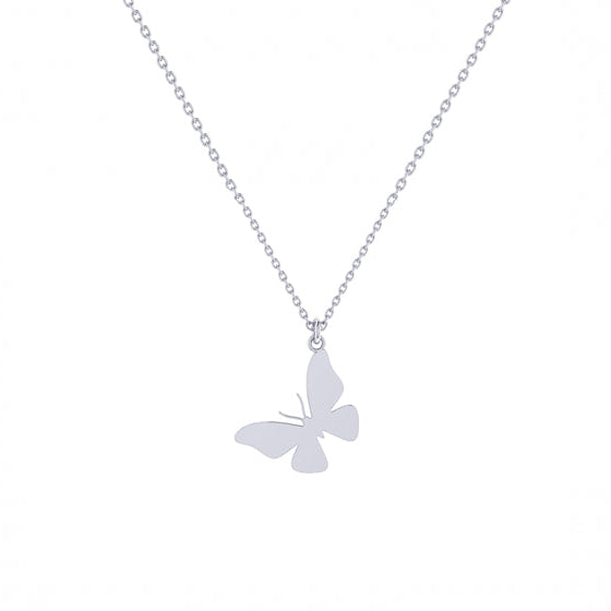 Lănțișor Fluture din argint 925 – bijuterie delicată și elegantă, simbol al libertății și feminității. Cadoul perfect pentru femei și adolescente.