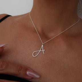 lantisor argint 925 personalizat initiala maison la stephanie