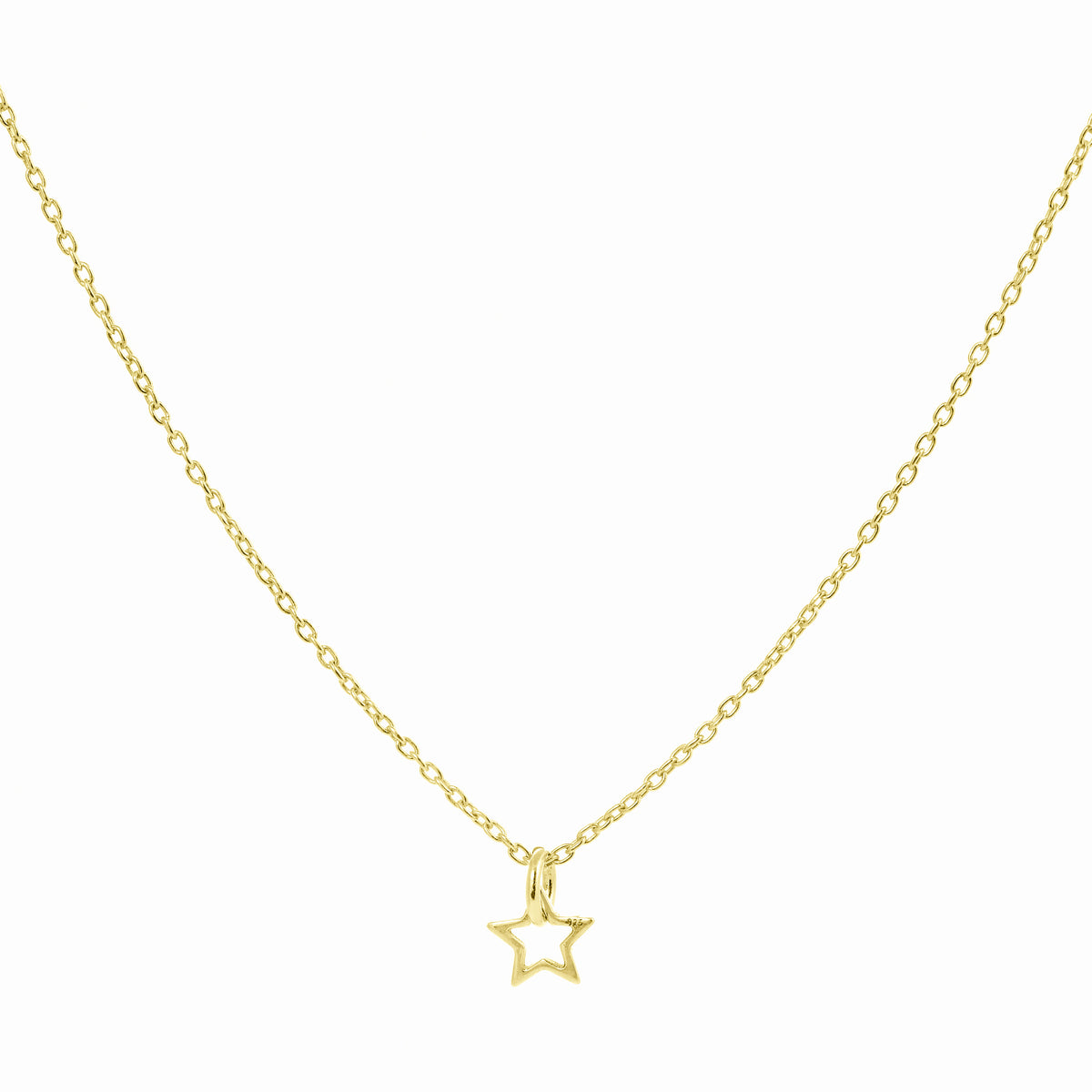 lantisor petite star Maison La Stephanie argint 925 placat aur 18k colier stea bijuterie fina cadou elegant minimalist