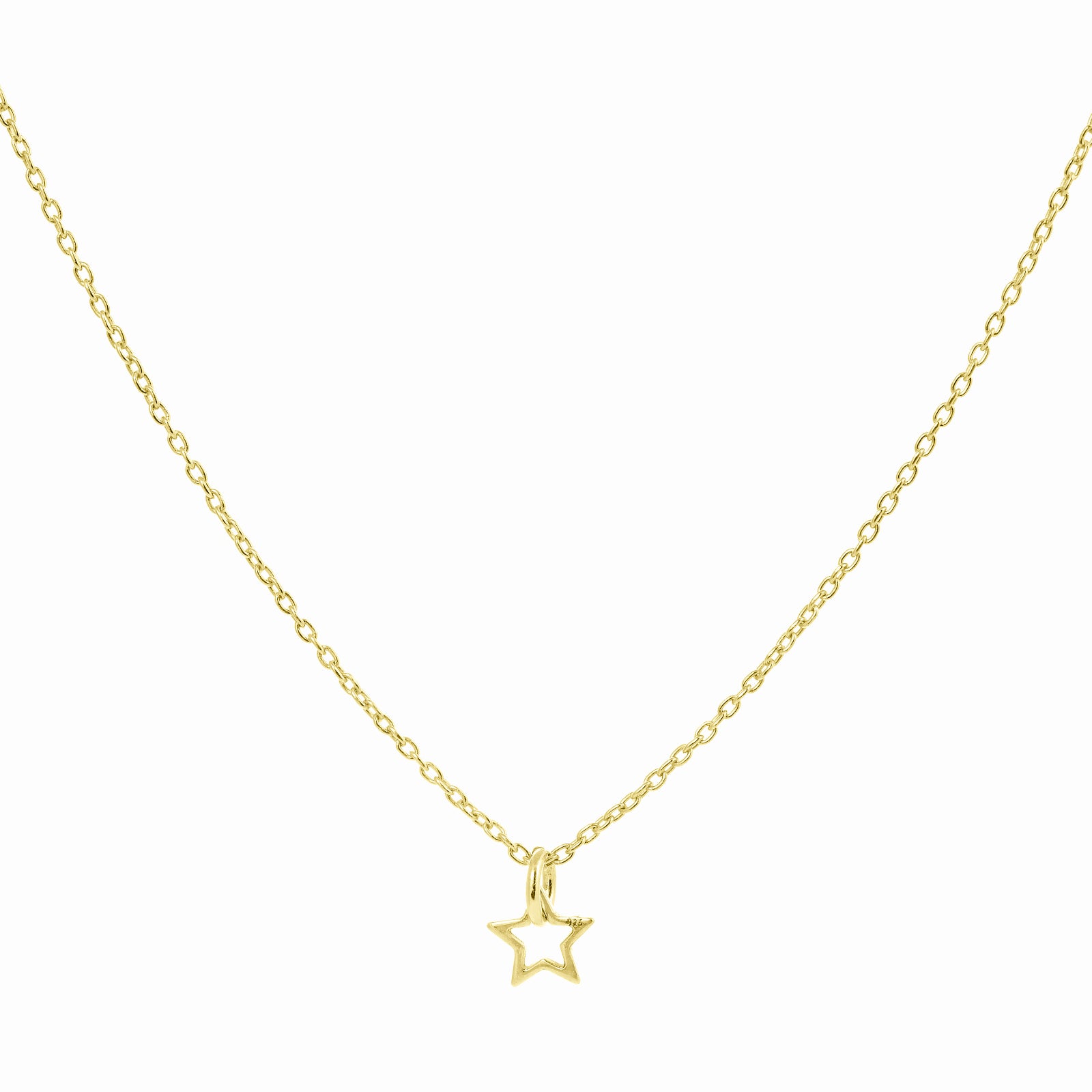lantisor petite star Maison La Stephanie argint 925 placat aur 18k colier stea bijuterie fina cadou elegant minimalist