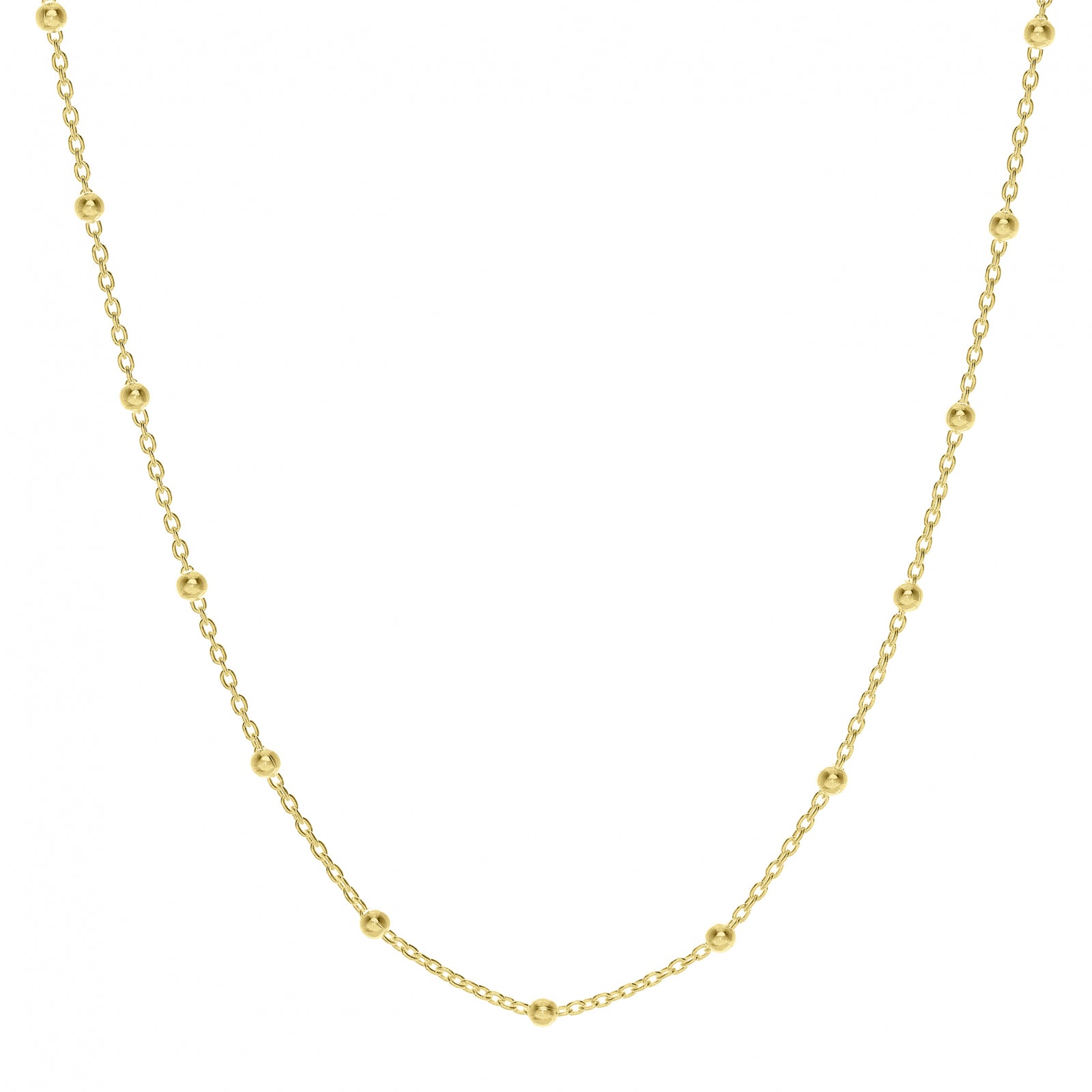Lănțișor din argint 925 placat cu aur 18K, cu biluțe fine – bijuterie elegantă și versatilă, perfectă pentru cadou de Crăciun, Valentine’s Day sau 8 Martie.