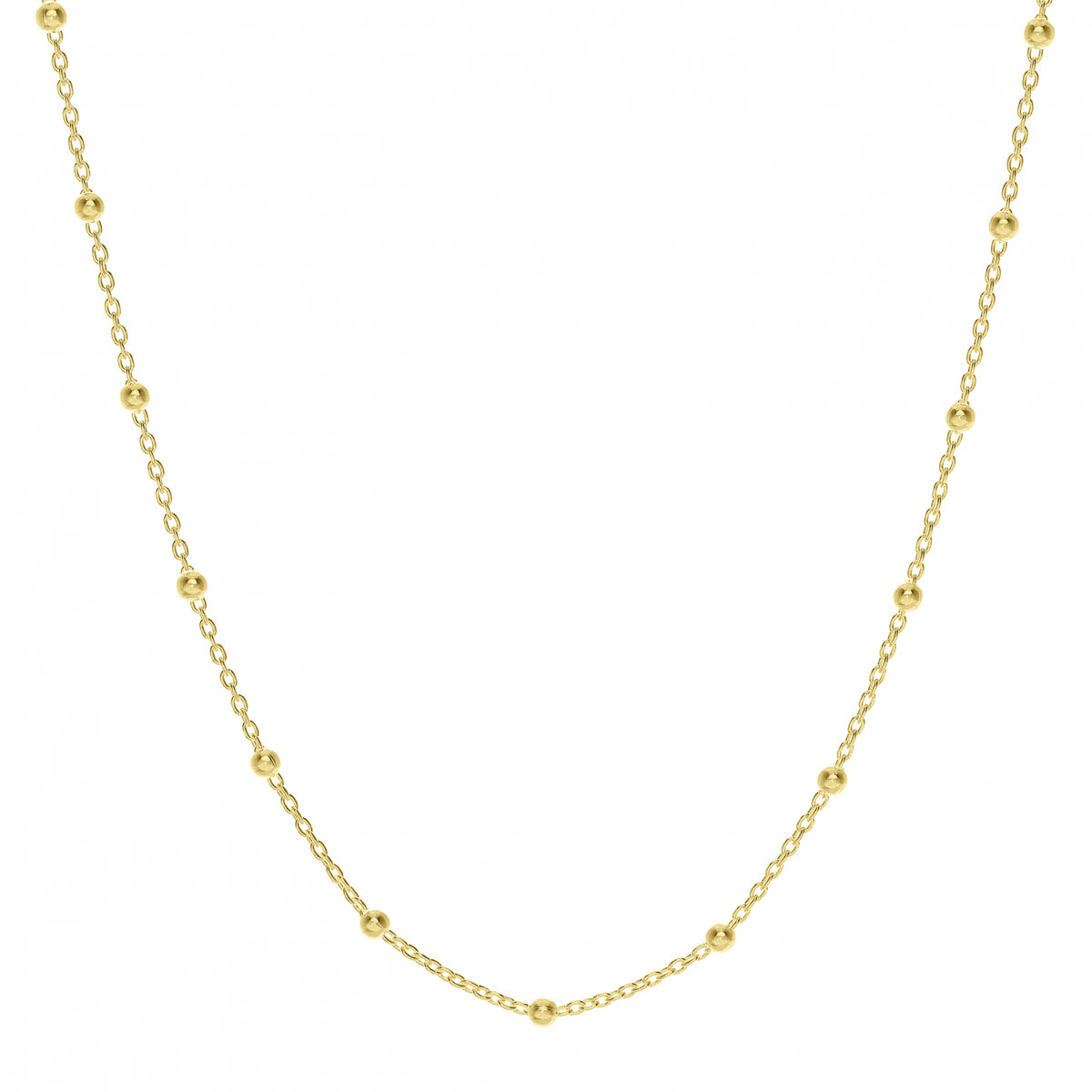 Lănțișor din argint 925 placat cu aur 18K, cu biluțe fine – bijuterie elegantă și versatilă, perfectă pentru cadou de Crăciun, Valentine’s Day sau 8 Martie.