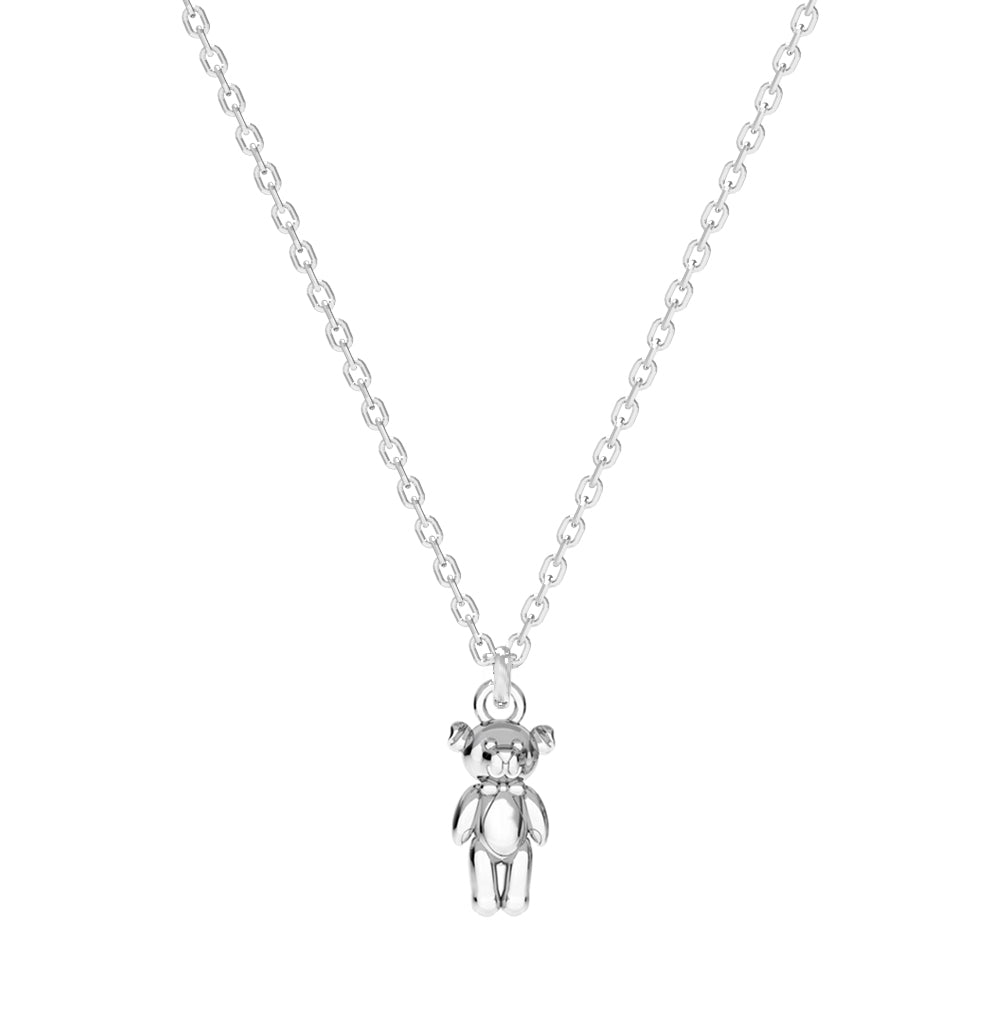 Lănțișor Baby Teddy Bear din argint 925 – bijuterie fină Maison La Stéphanie cu pandantiv în formă de ursuleț, ideală pentru cadou sau purtare zilnică.