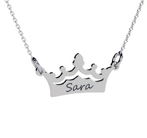 Lănțișor Coroană Princess din argint 925 – bijuterie elegantă pentru copii, perfectă ca dar de Ziua Copilului, Moș Nicolae sau Crăciun. Ideală pentru fetițe sau mame care doresc un simbol al legăturii lor speciale.