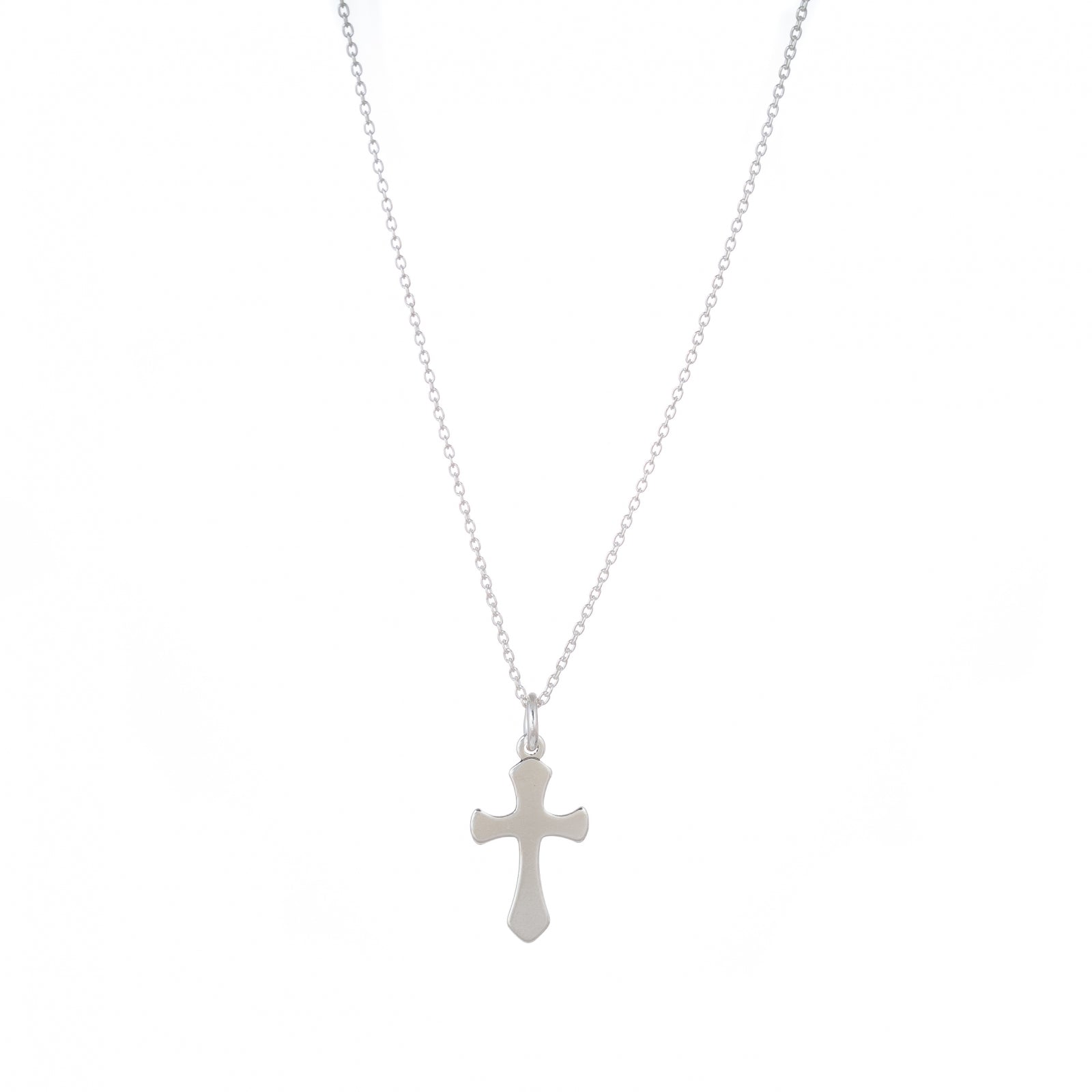 Lantisor din argint 925 cu pandantiv cruce eleganta pe lant fin Maison La Stephanie