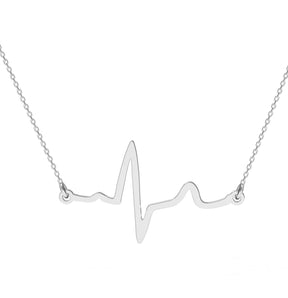 Lanț Heartbeat din argint 925 – bijuterie elegantă Maison La Stéphanie, simbol al iubirii și pasiunii, perfect pentru cadou romantic.