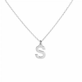 lantisor personalizat initiala arial argint 925 maison la stephanie