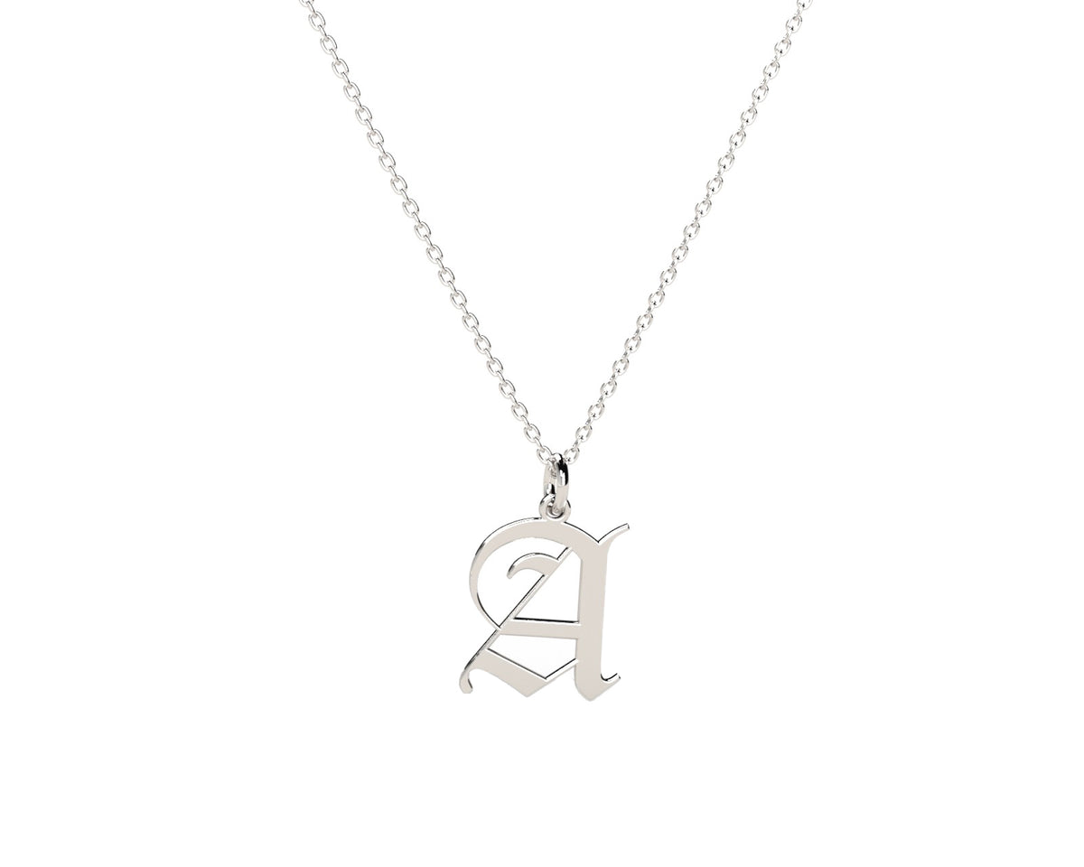 lantisor initiala ghetto vintage argint 925 maison la stephanie