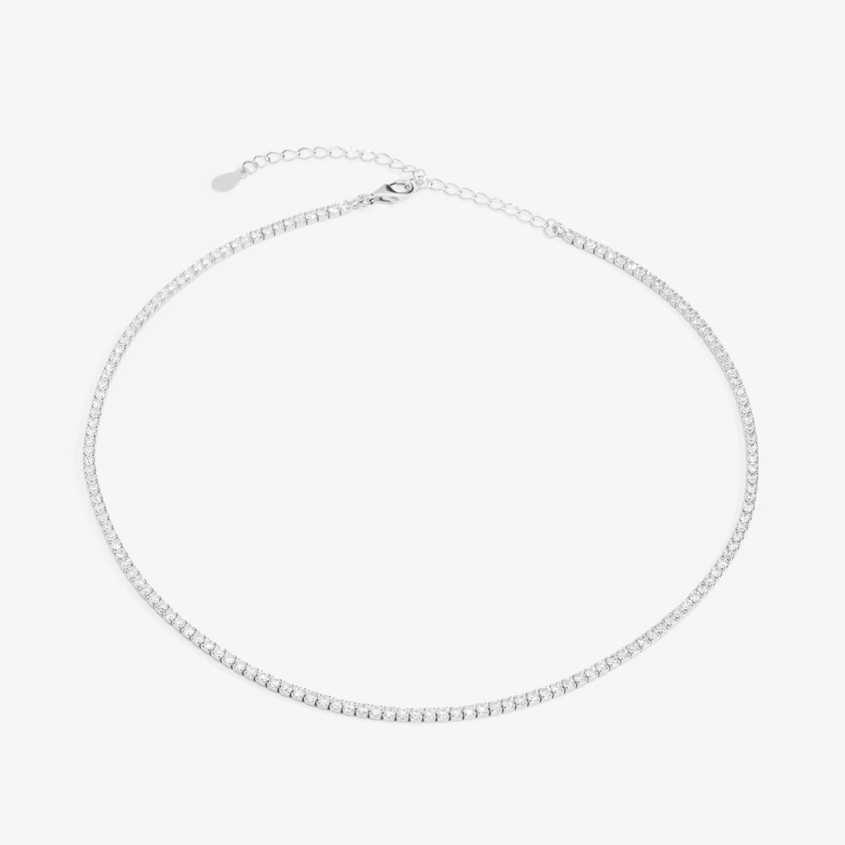 Lănțișor Tennis din argint 925 cu cristale zirconia cubică – bijuterie elegantă, cu strălucire delicată. Perfect pentru ocazii speciale, cadouri de Crăciun sau aniversare.