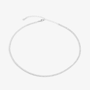 Lănțișor Tennis din argint 925 cu cristale zirconia cubică – bijuterie elegantă, cu strălucire delicată. Perfect pentru ocazii speciale, cadouri de Crăciun sau aniversare.