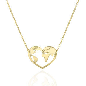 lantisor travel lover argint 925 placat aur 18k maison la stephanie cadouri iubita Maison la Stephanie   