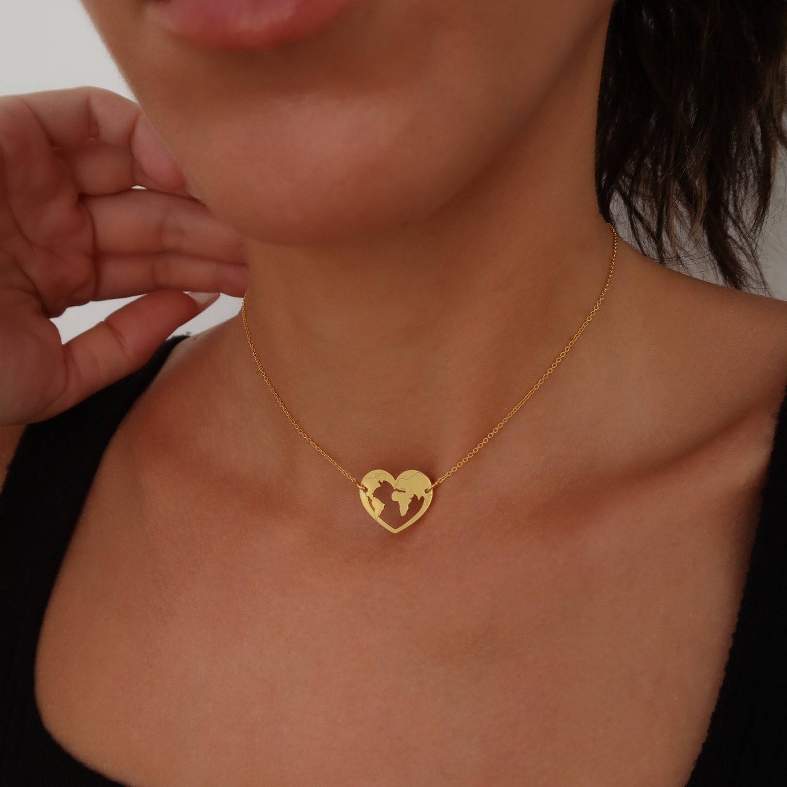 lantisor travel lover argint 925 placat aur 18k maison la stephanie