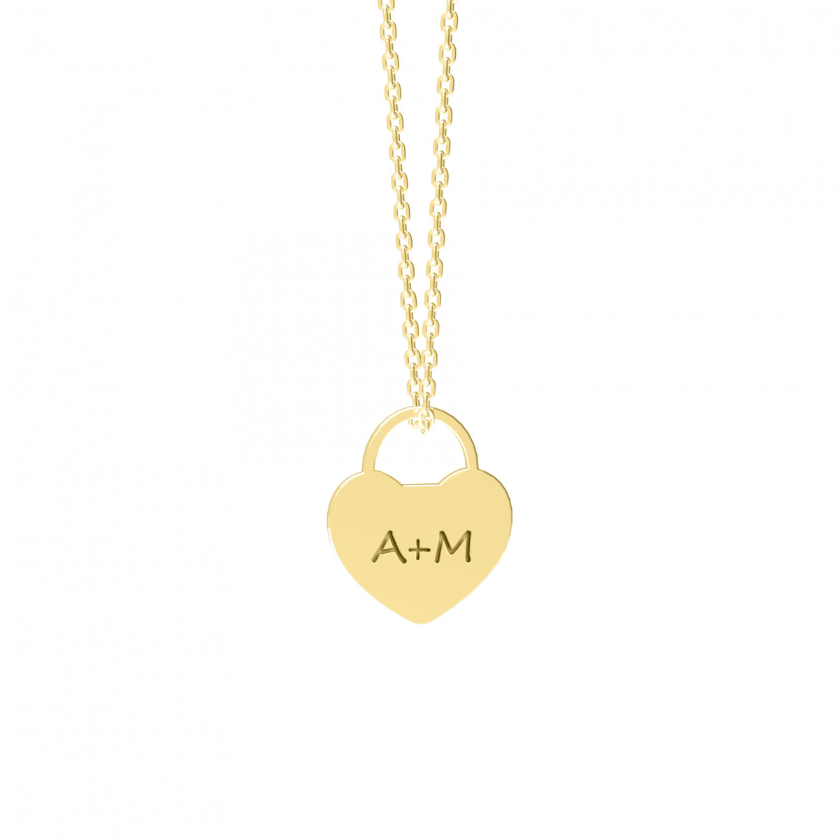 Lănțișor Love Chain din argint 925 placat cu aur de 18K – bijuterie elegantă Maison La Stéphanie, cu pandantiv inimă, perfectă ca dar simbolic sau accesoriu de zi cu zi.