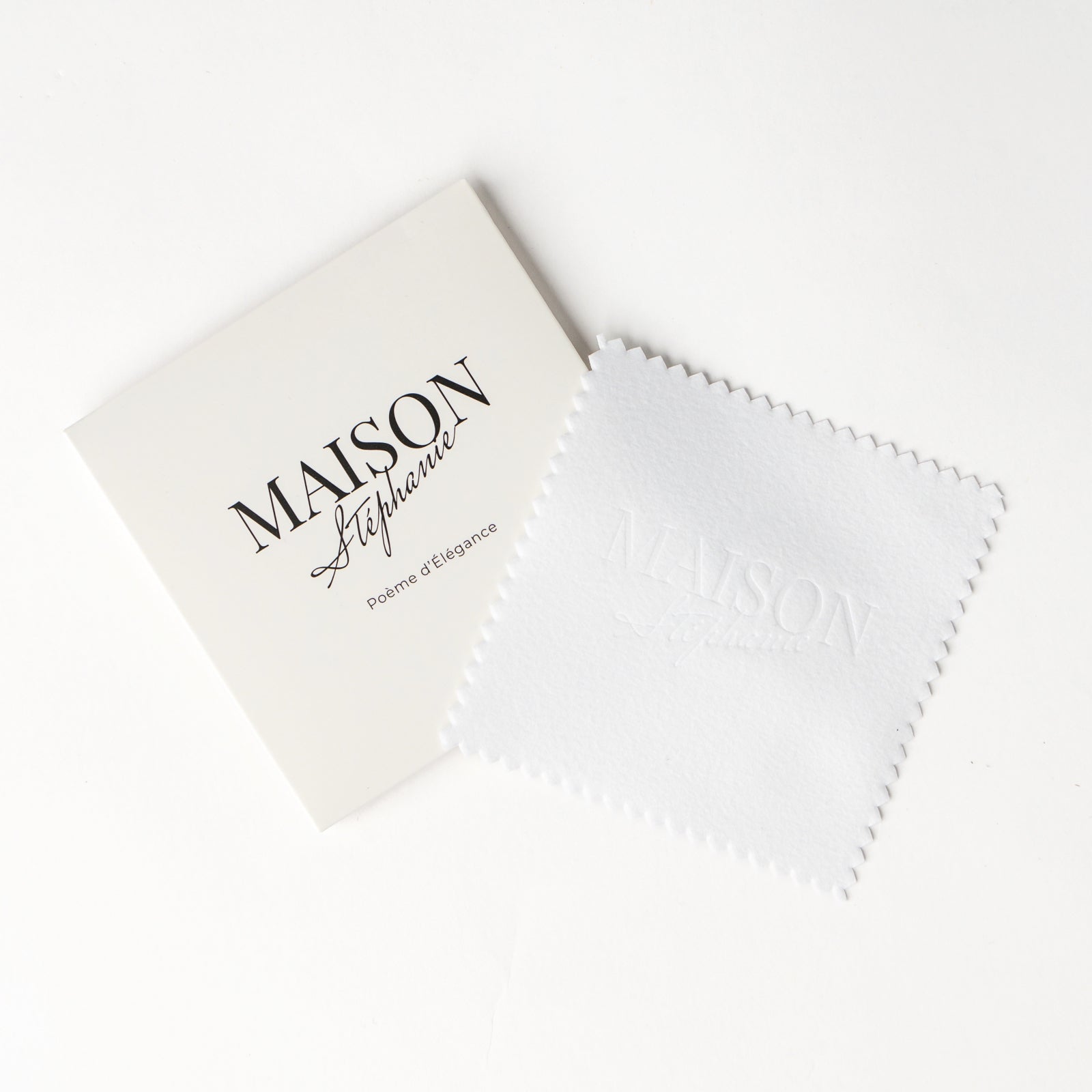 Free MAISON STEPHANIE Silver Polishing Cloth Gift Maison la Stephanie   