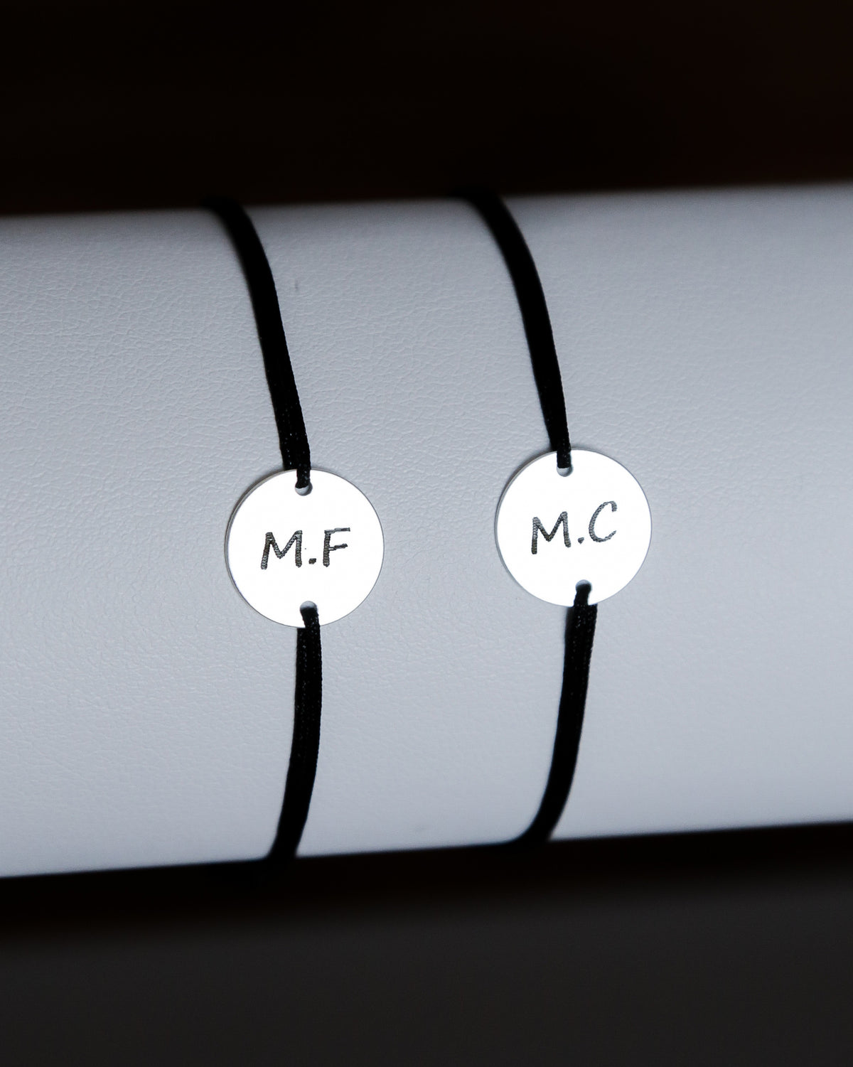 set bratari personalizate banut argint 925 Maison La Stephanie gravura cuplu cadou aniversare