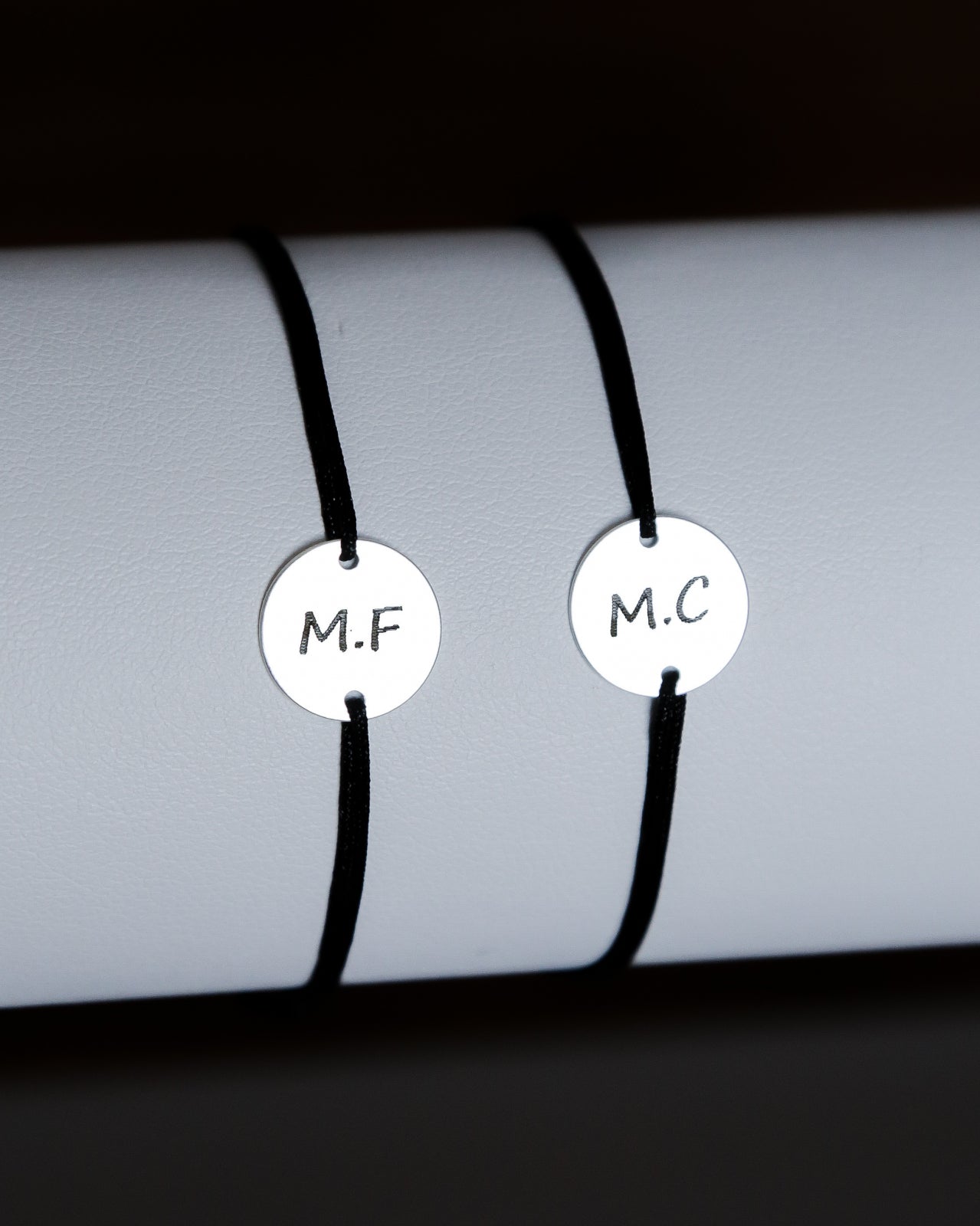 set bratari personalizate banut argint 925 Maison La Stephanie gravura cuplu cadou aniversare