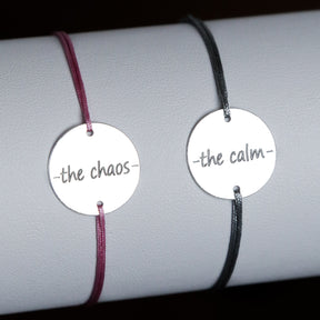 SET 2 BRATARI PERSONALIZATE BANUT 14 MM ARGINT 925 bratari personalizate