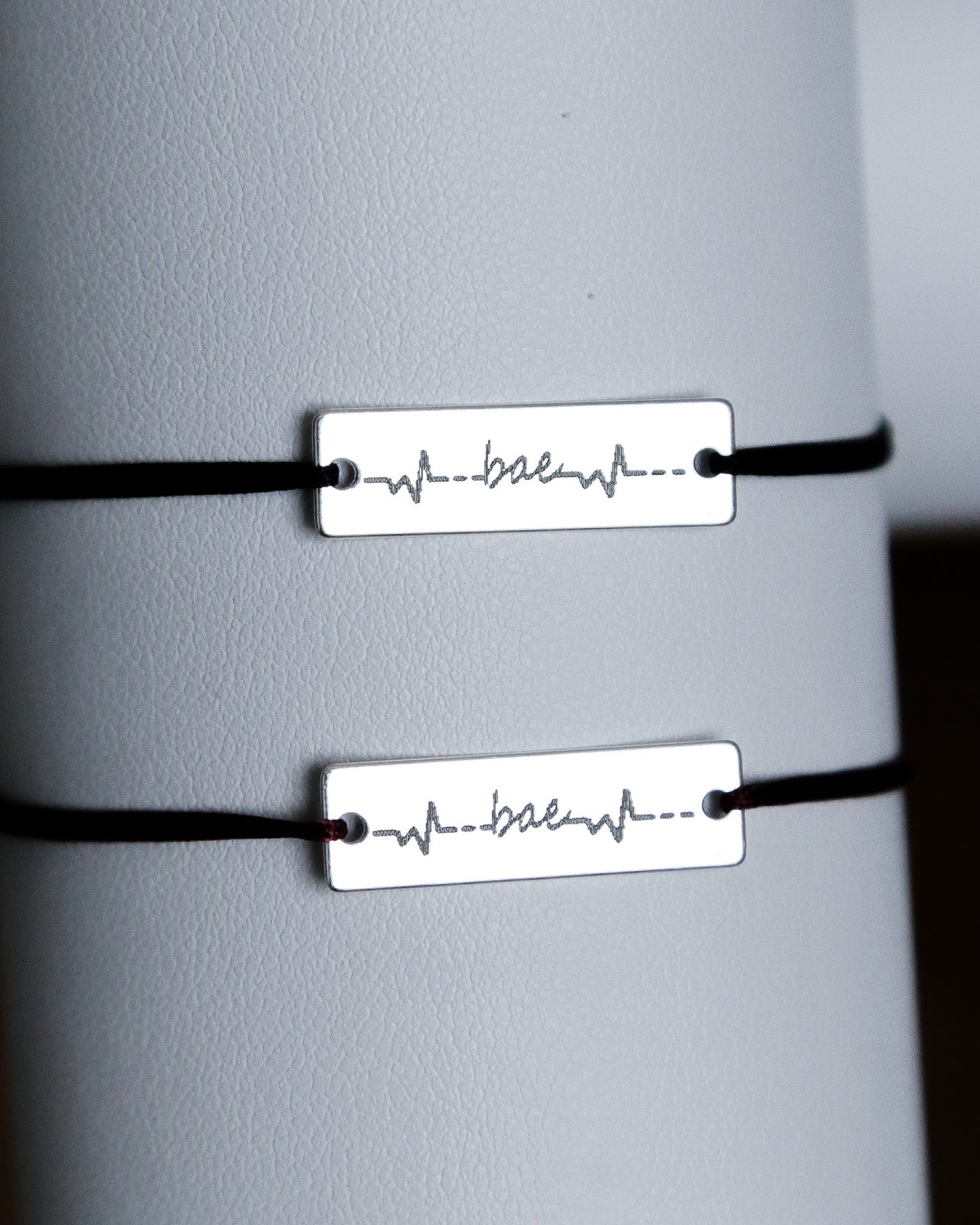 SET 2 BRATARI PERSONALIZATE PLACUTA 23x7 MM ARGINT 925 bratari personalizate maison stephanie